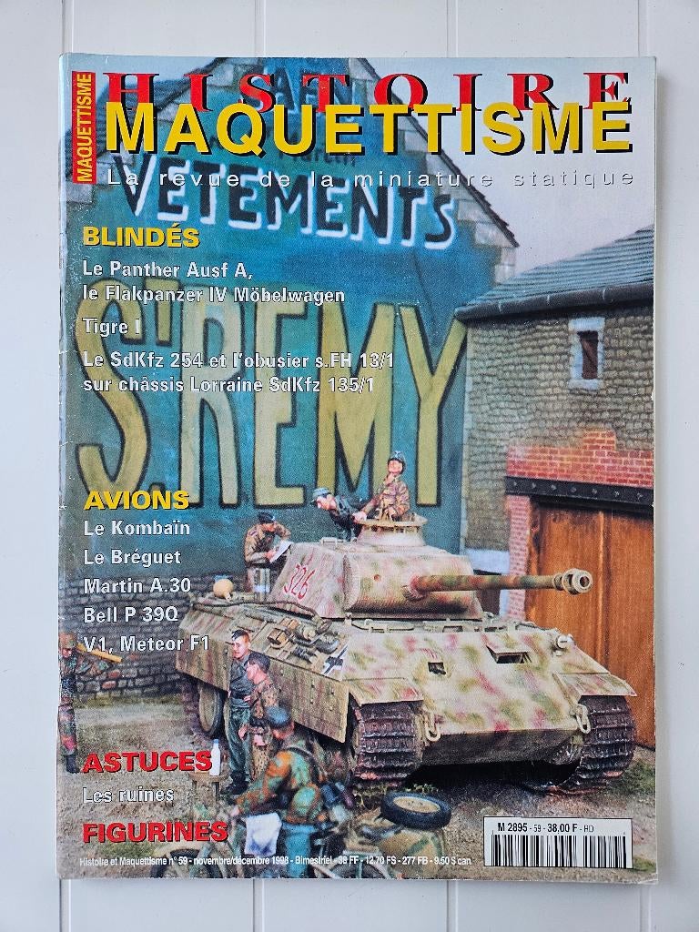 Tijdschrift voor geschiedenis en modelbouw nr. 59, Ophalen of Verzenden, COLLECTIF, Tweede Wereldoorlog, Gelezen