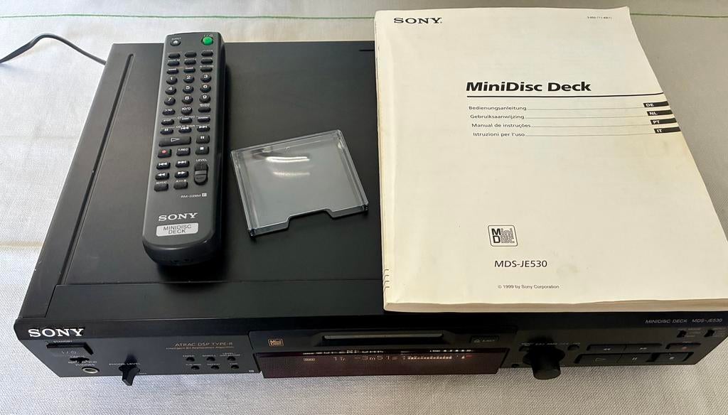SONY MDS-JE530, Enlèvement ou Envoi, Enregistreur MiniDisc