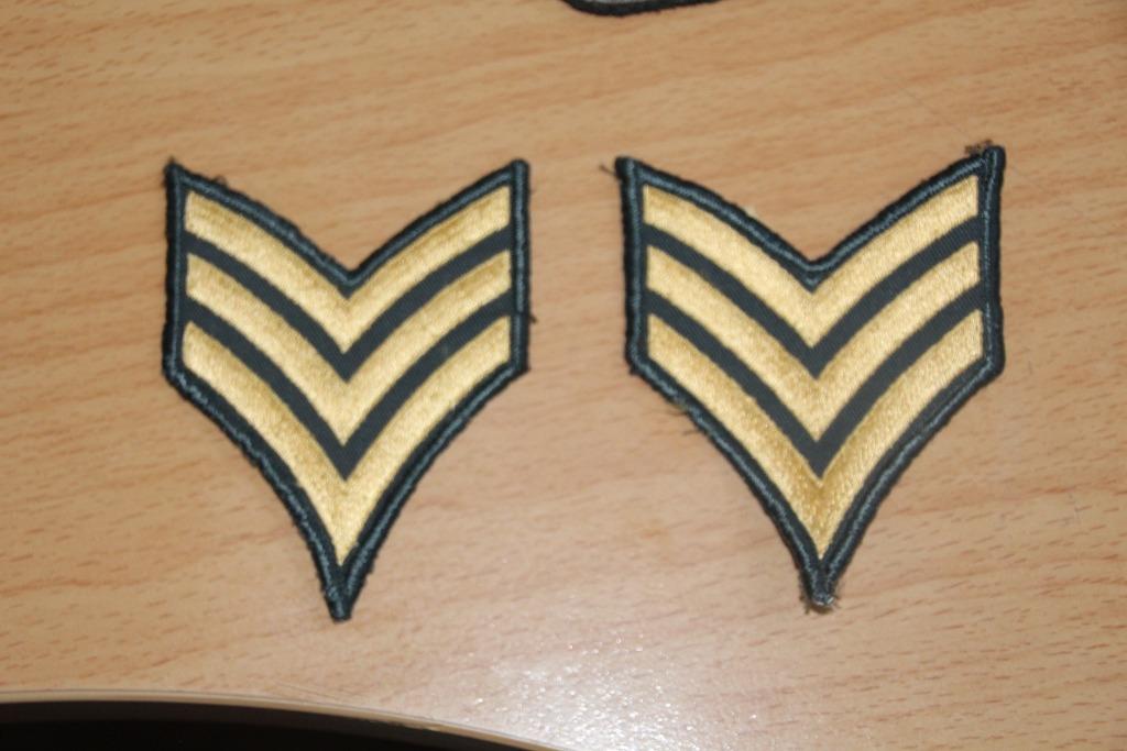 US paar graden „Sergeant”, Verzenden, Landmacht, Embleem of Badge