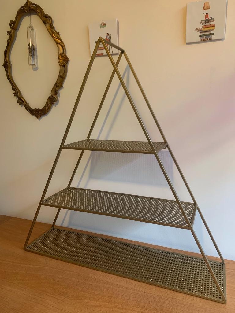 Metalen goudkleurig rekje etagère, Enlèvement ou Envoi, Comme neuf