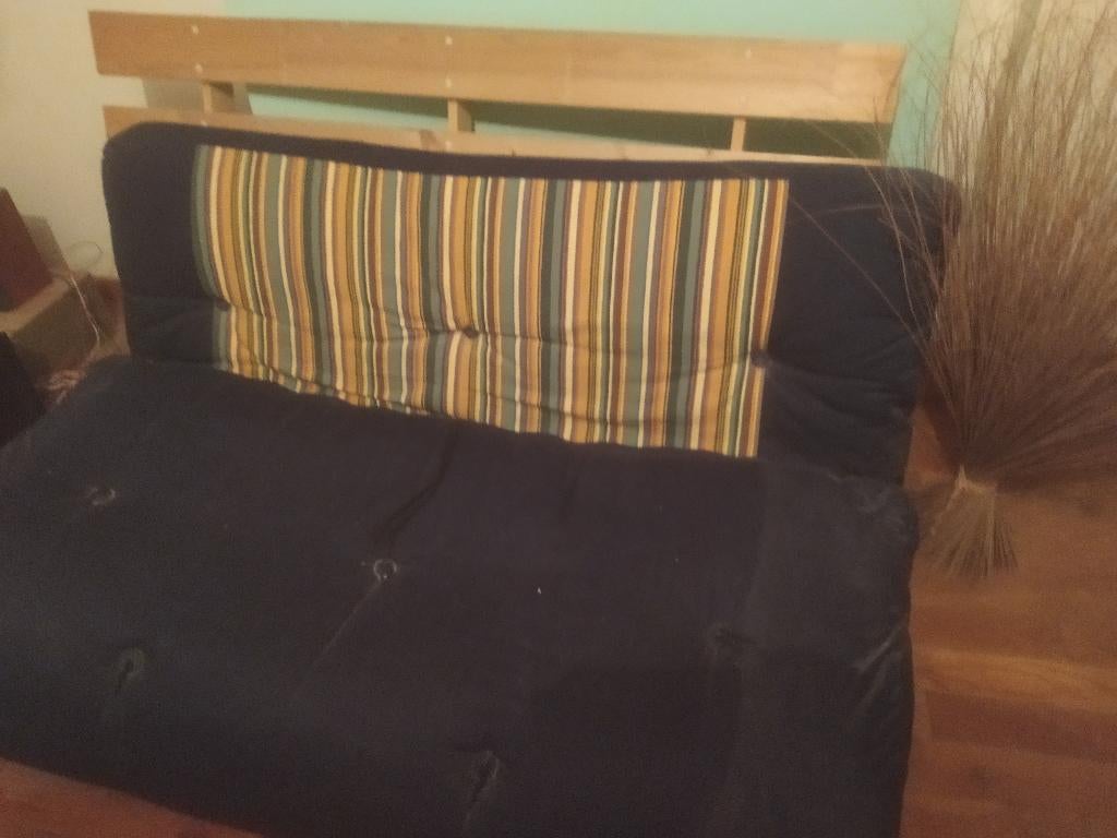 Canapé lit futon ikea, Autres couleurs, Enlèvement, 200 cm, 140 cm
