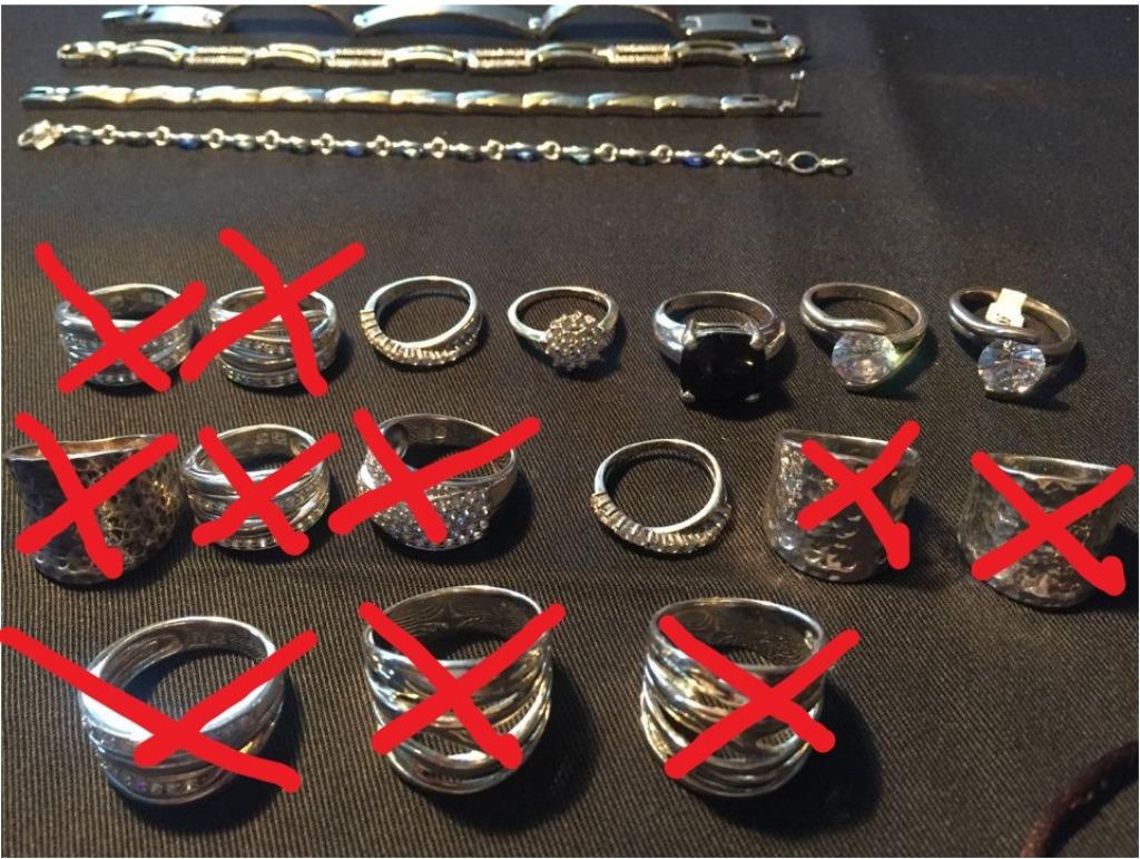 bagues, colliers, bracelets, boucles d'oreilles "VICTORIA", Bijoux, Sacs & Beauté, Bagues, Neuf, Femme, Autres matériaux, Enlèvement ou Envoi
