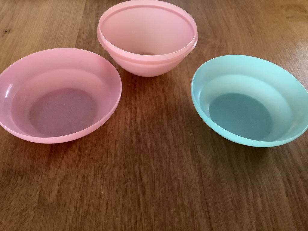 Bols Tupperware (vintage), Enlèvement, Comme neuf, Bleu