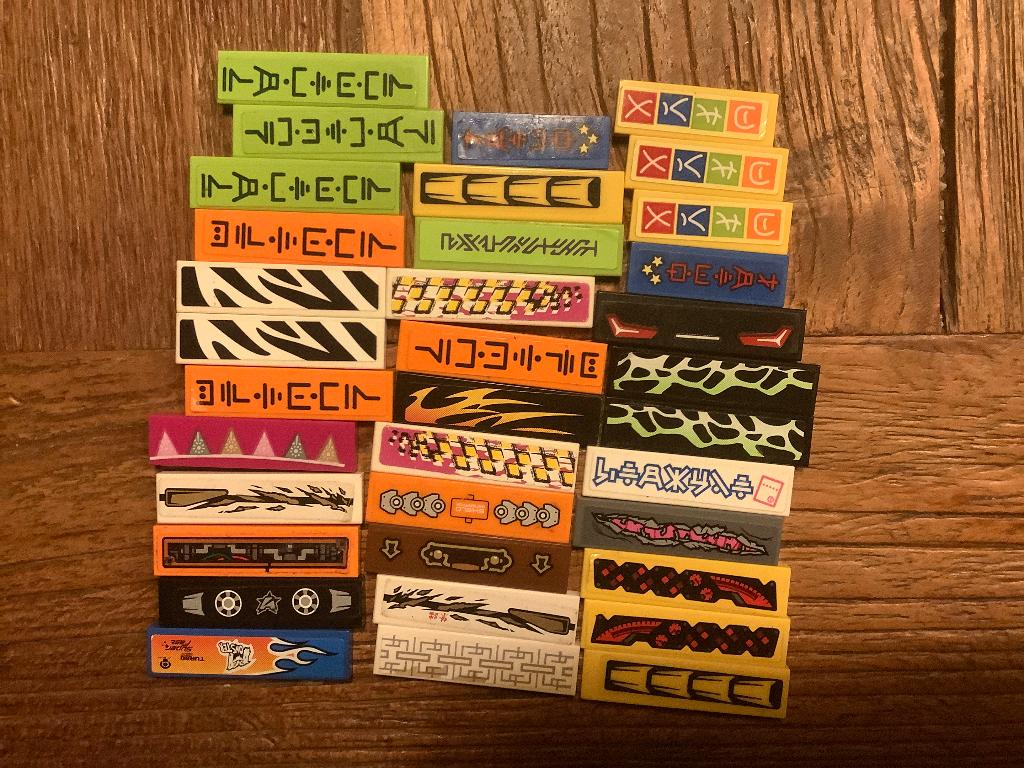Lego tegels fantasie 35 stuks / 423-T1, Enlèvement ou Envoi, Utilisé, Briques en vrac, Lego