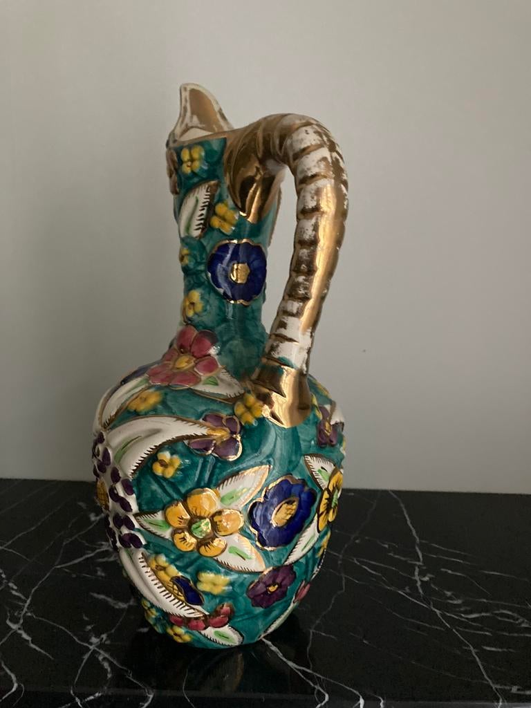 Vinage Vaas Kan Karaf H. Bequet, Ophalen of Verzenden