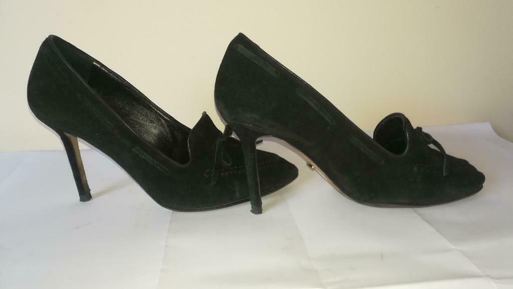609B * SERGIO ROSSI zwarte luxe pumps (38,5), Kleding | Dames, Pumps, Sergio Rossi, Verzenden, Zwart