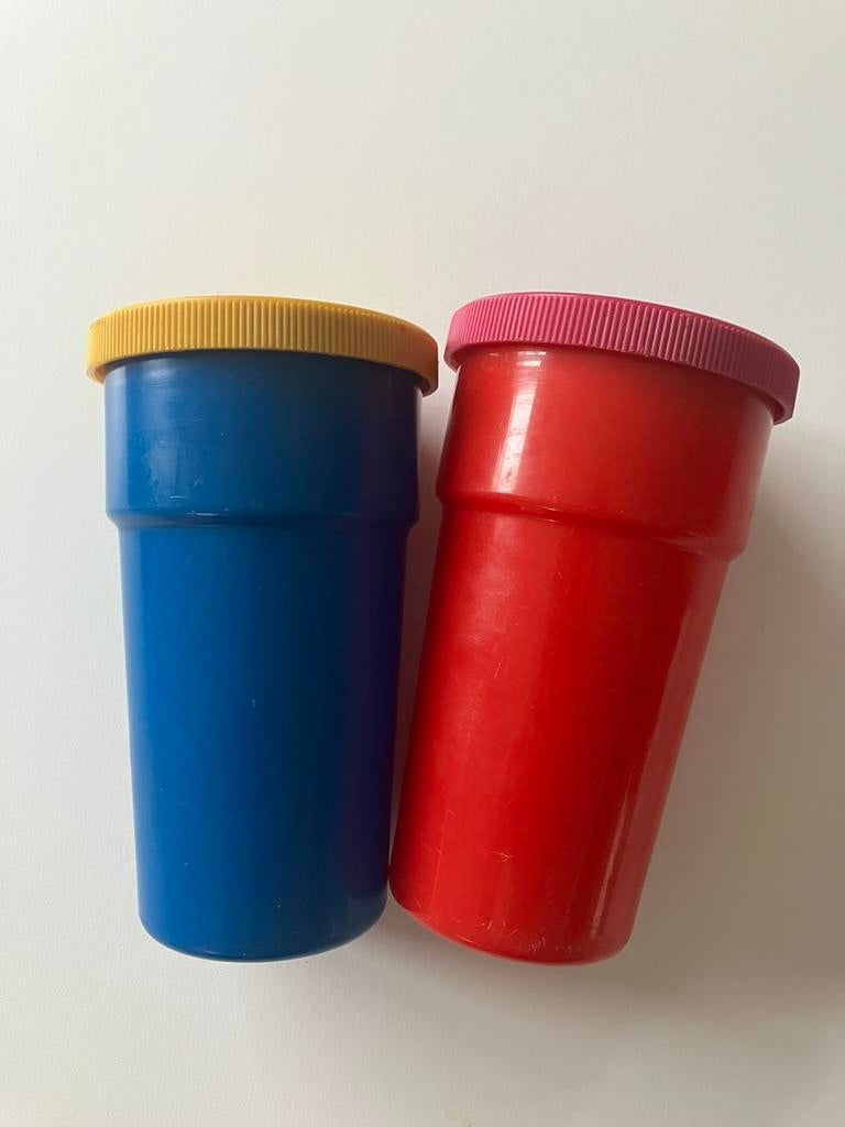 Dbp plastics drinkbekers, Verzamelen, Ophalen of Verzenden