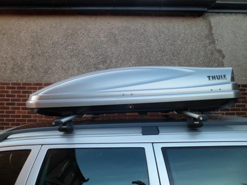 Te huur dakkoffer Thule Atlantis 200, Auto diversen, Dakkoffers, Ophalen of Verzenden, Zo goed als nieuw