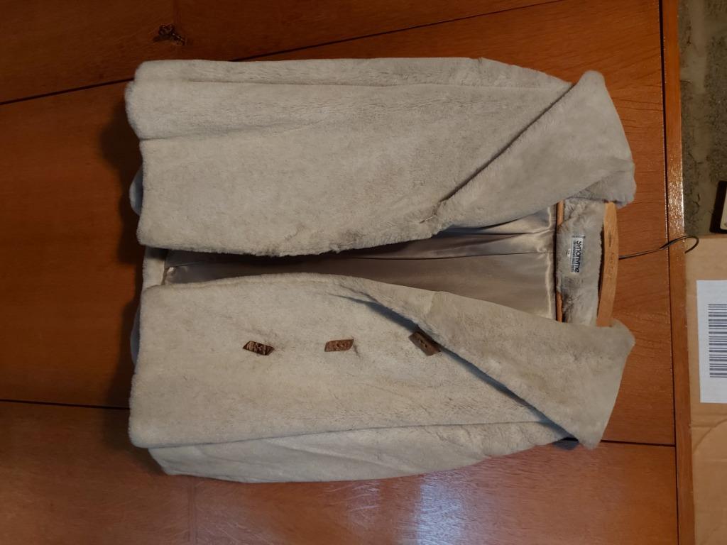 Prachtig vintage bontjas echt wit vossenbont imitatie, Overige kleuren, Nieuw, Ophalen, ANDERE