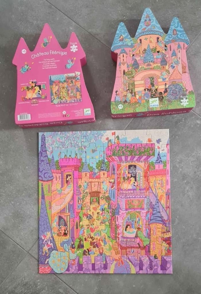 Djeco, crocodile creek, apli kids, Observation djeco puzzels, Ophalen, Gebruikt