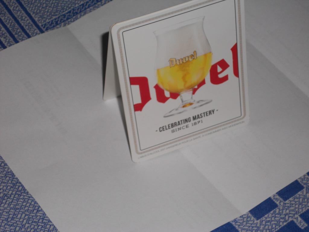 Duvel Collectie .Beersign.Plastiek Tafelreclame, Ophalen of Verzenden, Zo goed als nieuw, Reclamebord, Plaat of Schild, Duvel