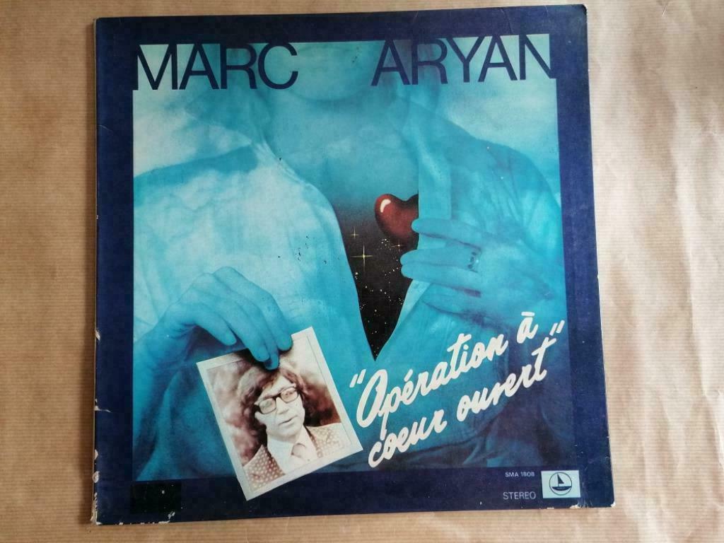 33T Marc Aryan - Opération à coeur ouvert Label: markal SMA, CD & DVD, Vinyles | Compilations, Enlèvement ou Envoi
