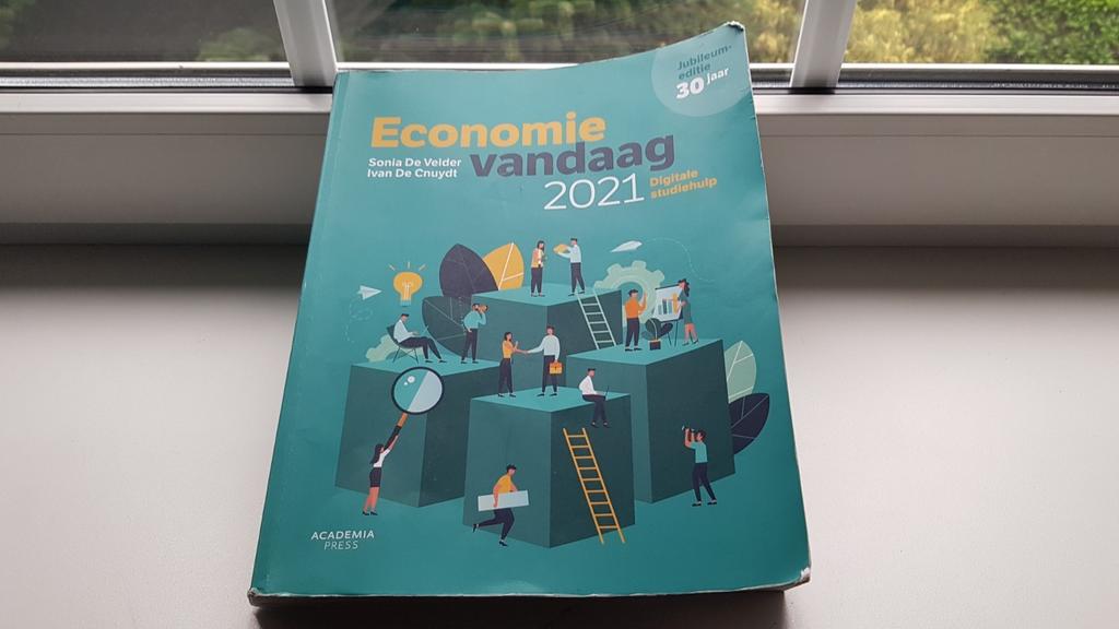 Economie vandaag 2021, Boeken, Studieboeken en Cursussen, Ophalen of Verzenden, Gelezen, Hogeschool, Sonia De Velder, Ivan De Cnuydt