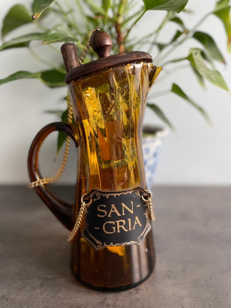 Vintage Spaanse sangria karaf, Antiek en Kunst, Ophalen