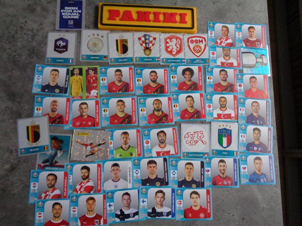 Autocollants de football PANINI TOURNOI EURO 2020 ED. 45X **, Hobby & Loisirs créatifs, Envoi