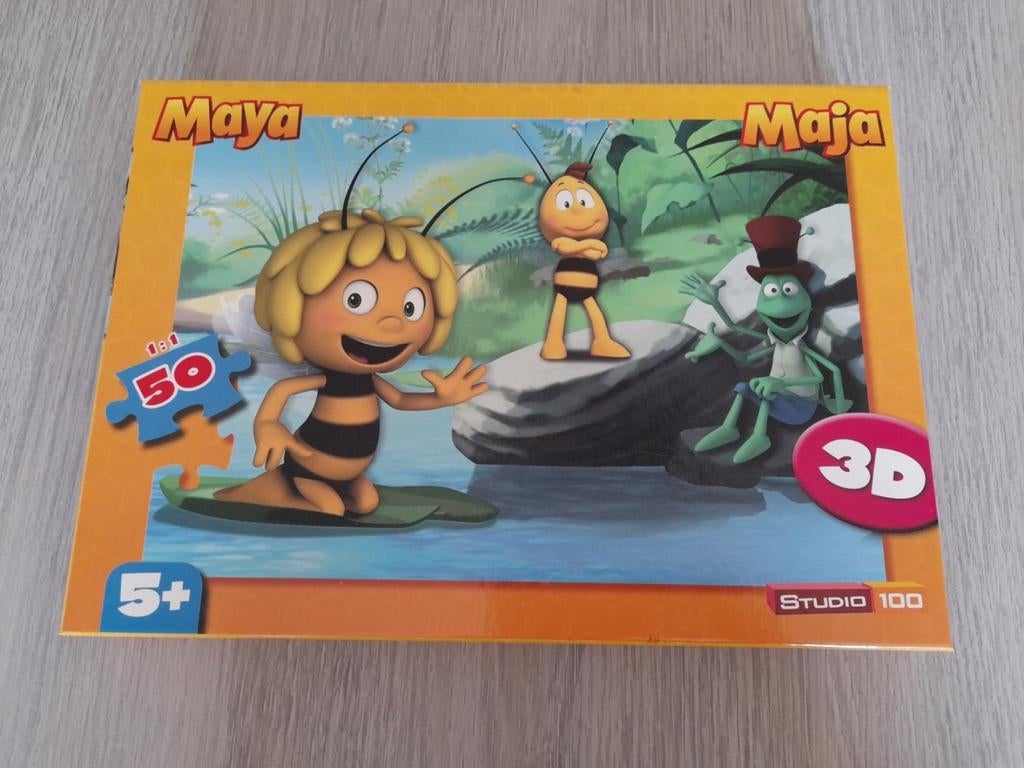 Kinderpuzzel Maya de bij in 3D 50 stuks, Ophalen of Verzenden, 10 tot 50 stukjes, Zo goed als nieuw