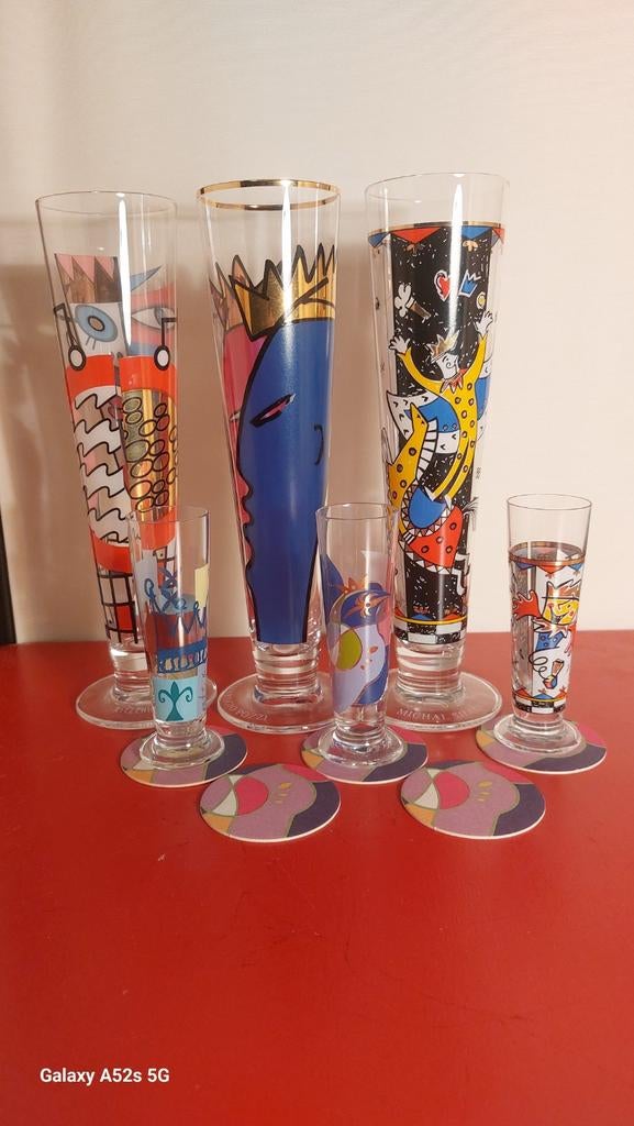 Verres à bière et instantanés Ritzenhof., Antiquités & Art, Enlèvement ou Envoi