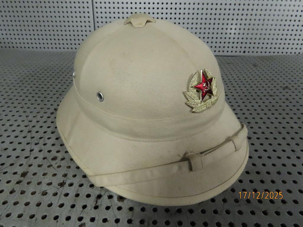 Tropenhelm Helm Russisch Stoffen helm Rusland, Verzamelen, Ophalen of Verzenden, Overige soorten, Overige typen