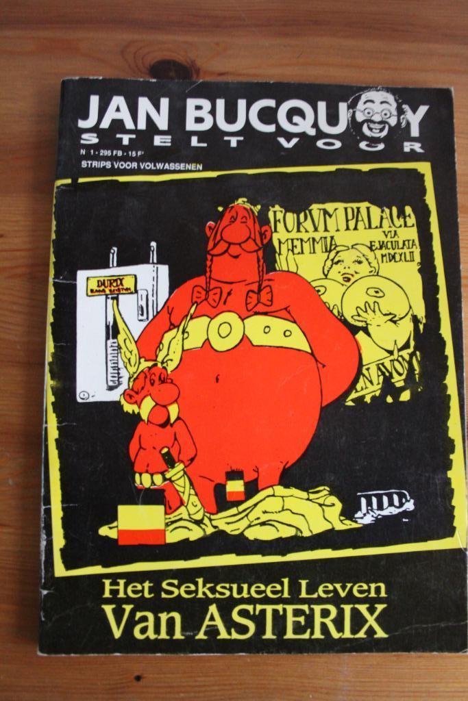 Het sexuele leven van Asterix           moeilijk te vinden!, Eén stripboek, Ophalen of Verzenden, Gelezen, Jan Bucquoy