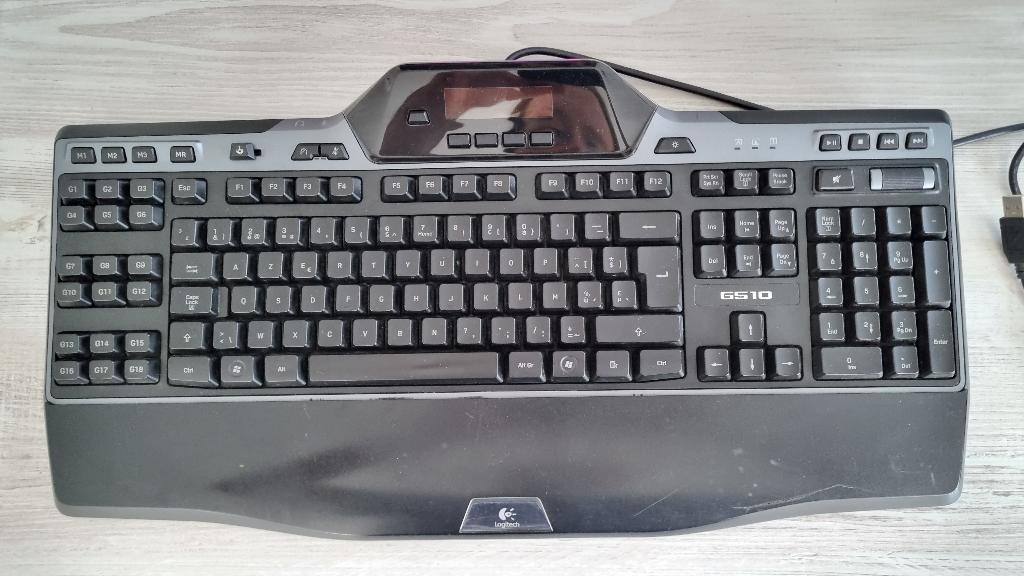 Logitech G510, Logitech, Azerty, Enlèvement, Utilisé