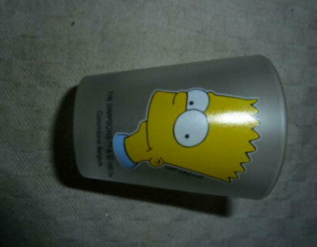 #G borrel glas BART SIMPSON Matt Groening - The Simpsons TM, Collections, Verres & Petits Verres, Enlèvement ou Envoi, Neuf, Verres et Verres à shot