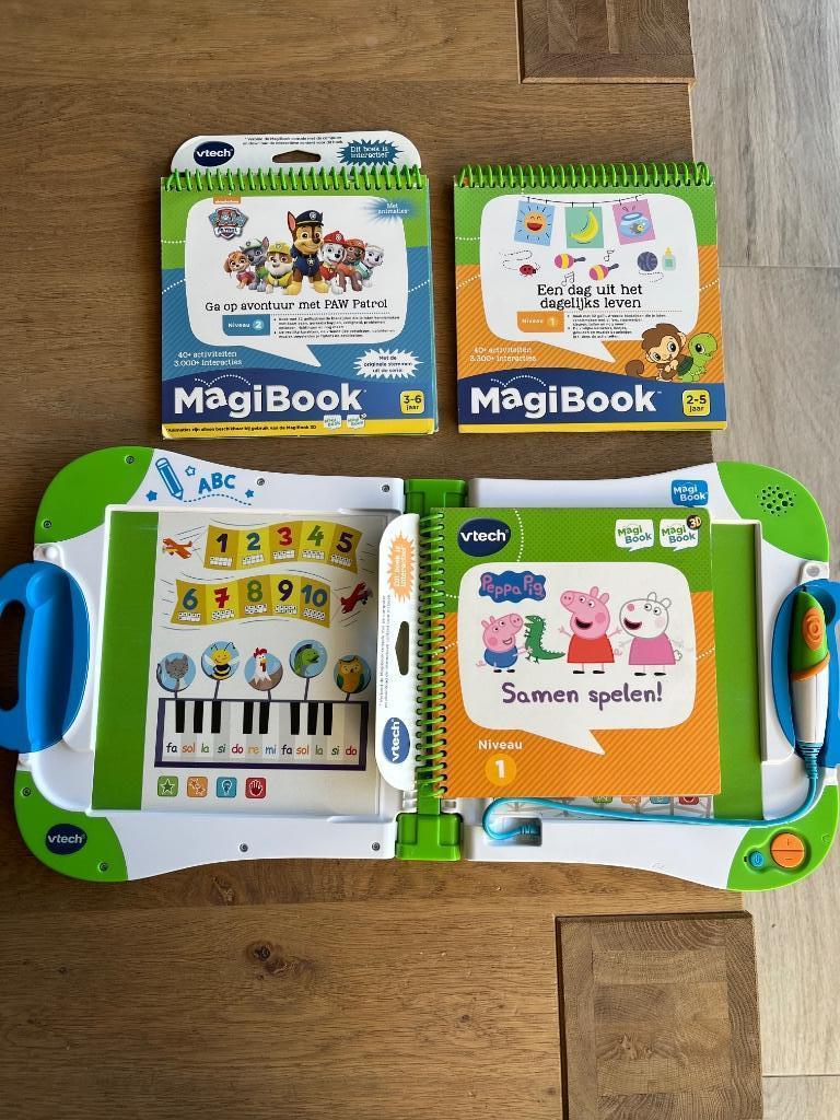 Magibook Vtech en 3 boekjes, Enlèvement ou Envoi, Comme neuf