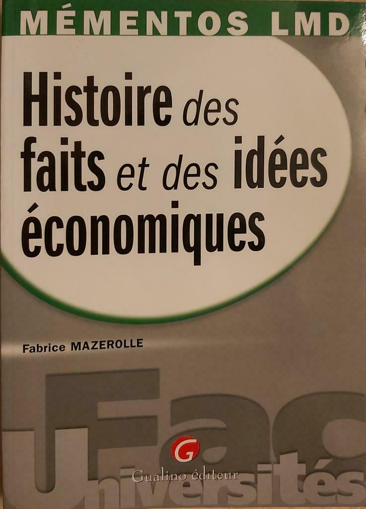 Histoire des faits et des idées économiques, Boeken, Schoolboeken, Economie, Nieuw, Ophalen of Verzenden, Fabrice Mazerolle