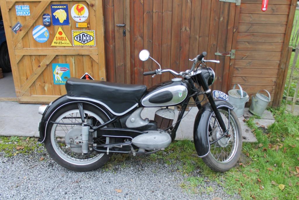 DKW 200 rt 1955, Motoren, Toermotor, 11 kW of minder, 200 cc, 1 cilinder
