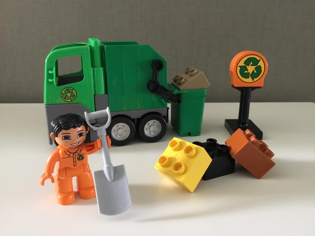 Lego Duplo vuilniswagen, Enlèvement ou Envoi, Ensemble complet, Duplo