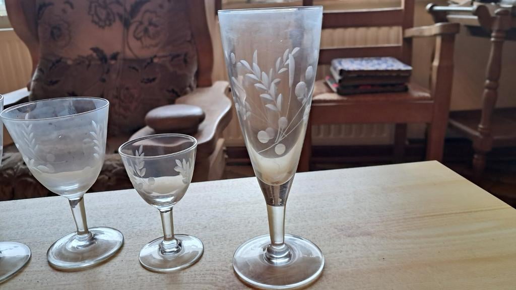 Service à verre vintage 56 pièces