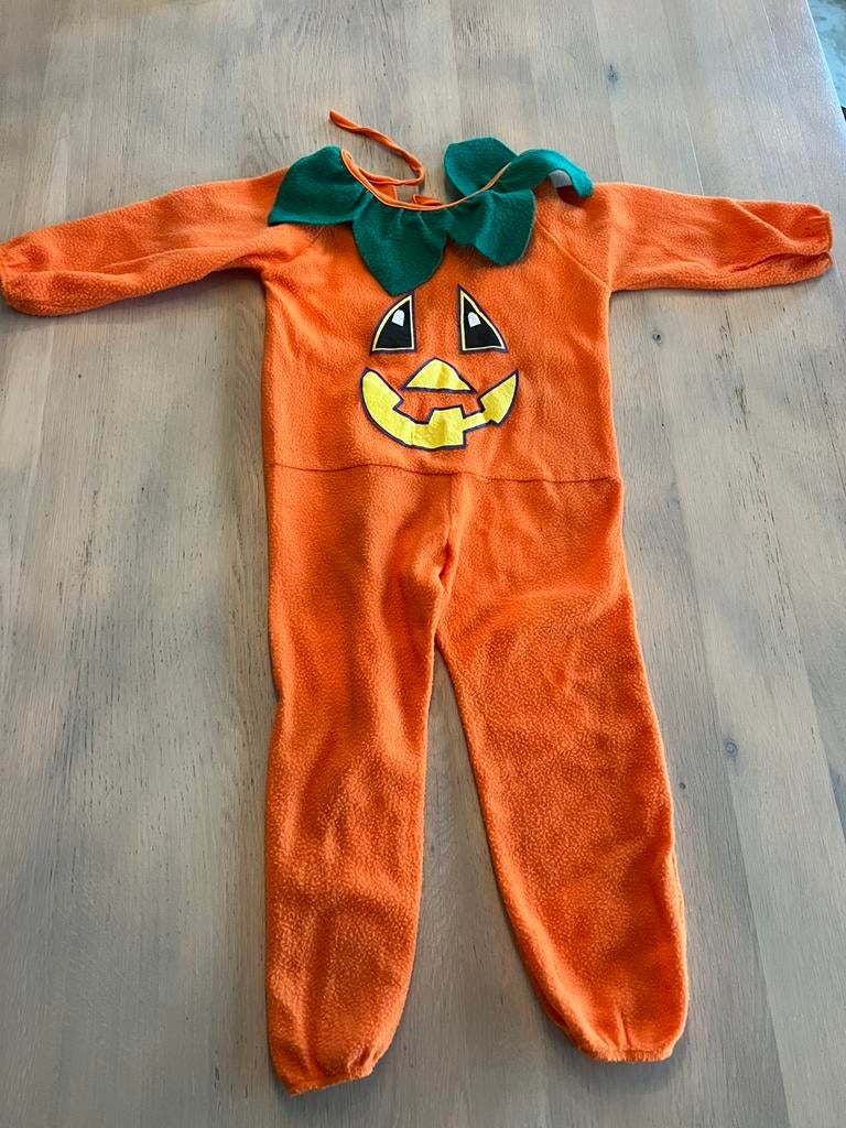 Carnaval/halloween kostuum pompoen, Kinderen en Baby's, Carnavalskleding en Verkleedspullen, Ophalen of Verzenden, Zo goed als nieuw