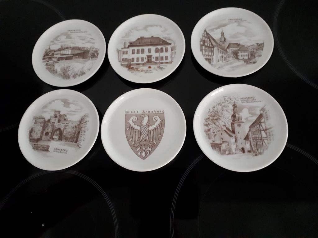 Onderzetters/schoteltjes Ø 10 cm Arnsberg, Ophalen of Verzenden, Zo goed als nieuw