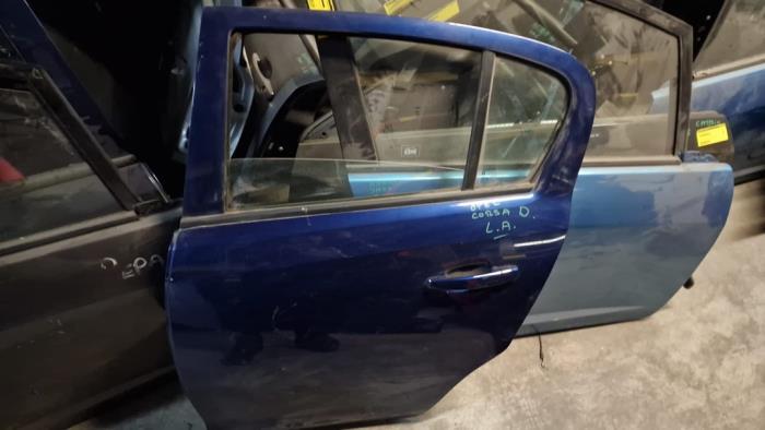 Portier 4Deurs links-achter van een Opel Corsa, Gebruikt, Deur, Opel, Ophalen of Verzenden