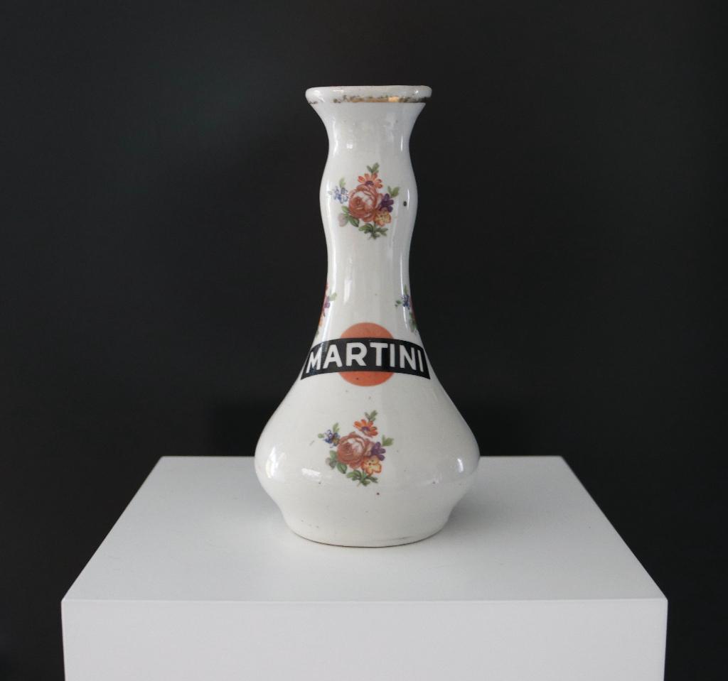 Vintage Martini en Rossi vaasje, jaren 1950, porcelaine, Ophalen of Verzenden, Gebruiksvoorwerp