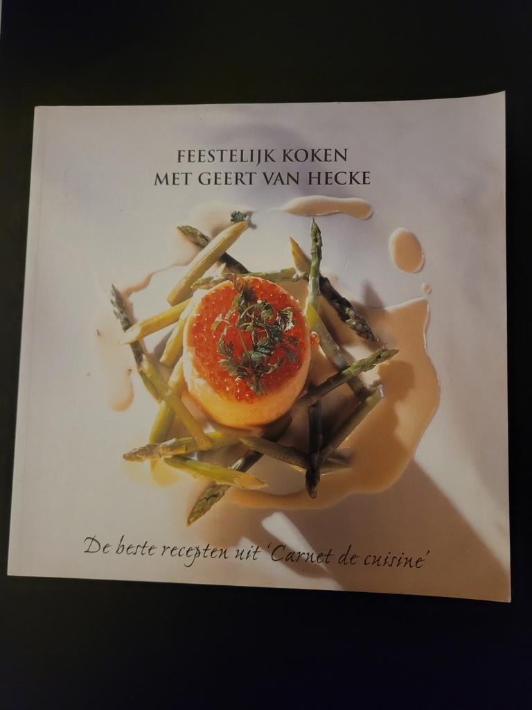 Feestelijk koken met Geert Van Hecke, Boeken, Kookboeken, Ophalen of Verzenden, Zo goed als nieuw