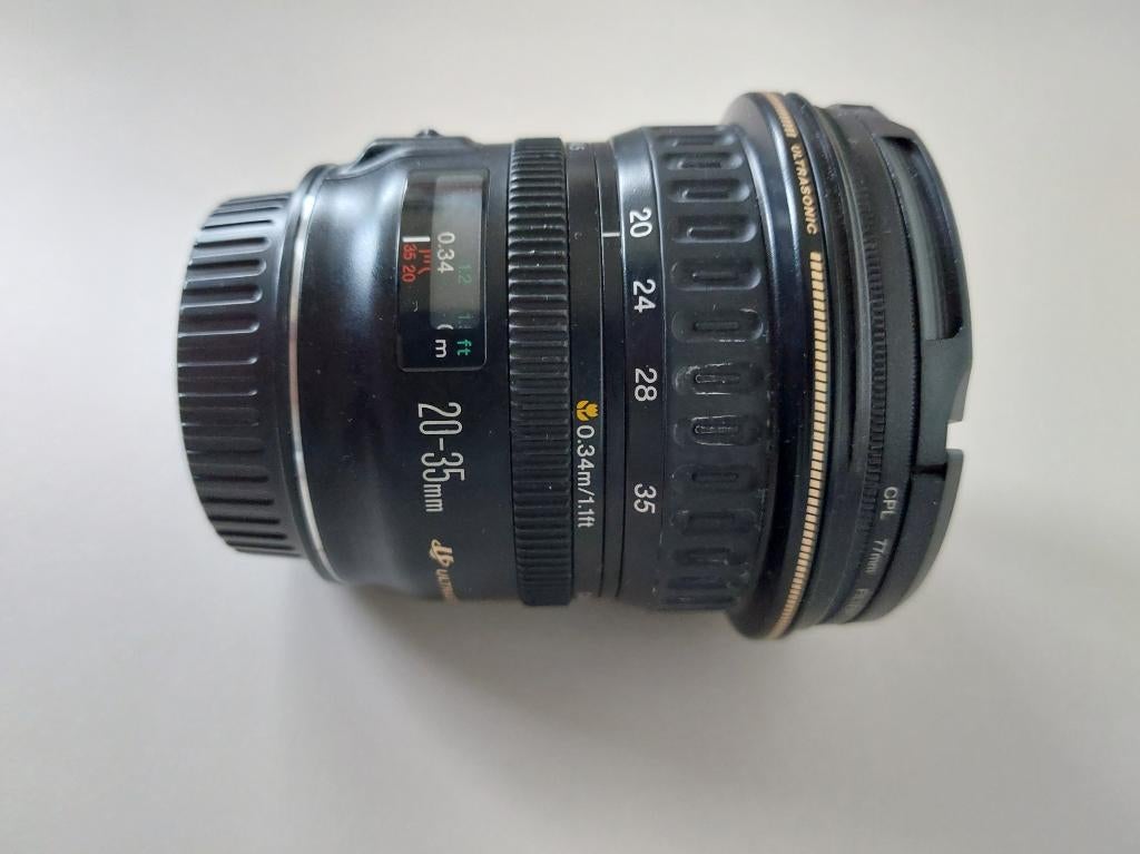 Canon EF 20-35mm lens, Enlèvement, Comme neuf, Objectif grand angle, Zoom