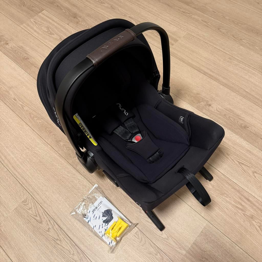 Nuna draagbare autostoel pipa urbn caviar - groep 0+, Enlèvement, Comme neuf, Isofix