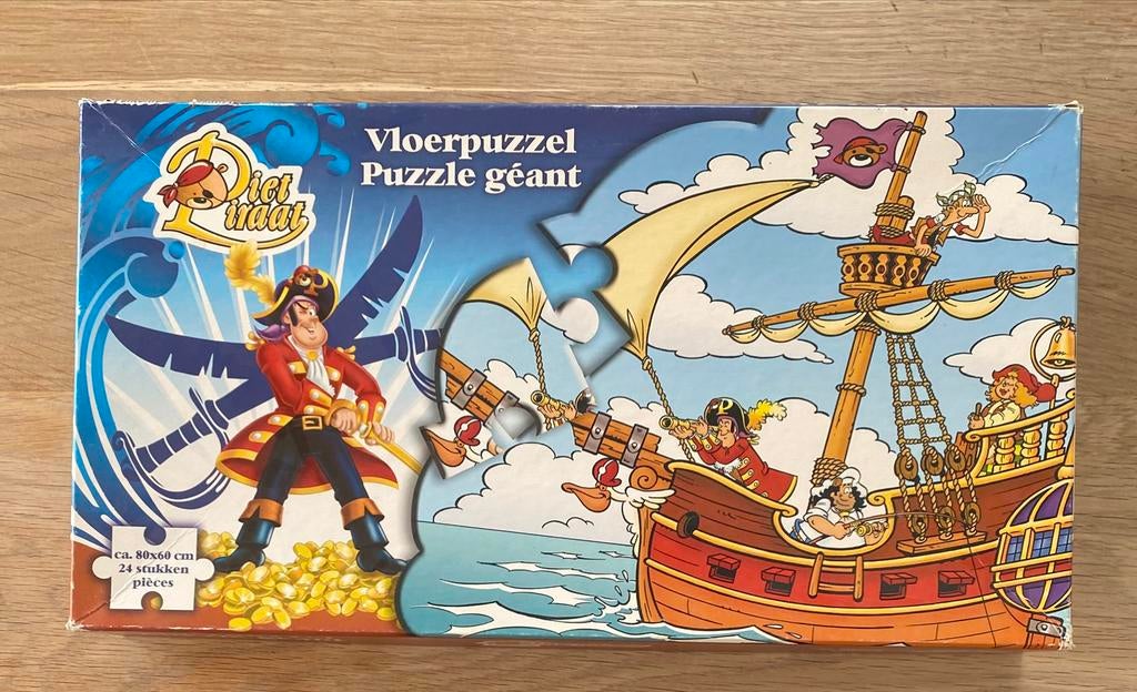 Vloerpuzzel piet piraat, Enlèvement, Utilisé