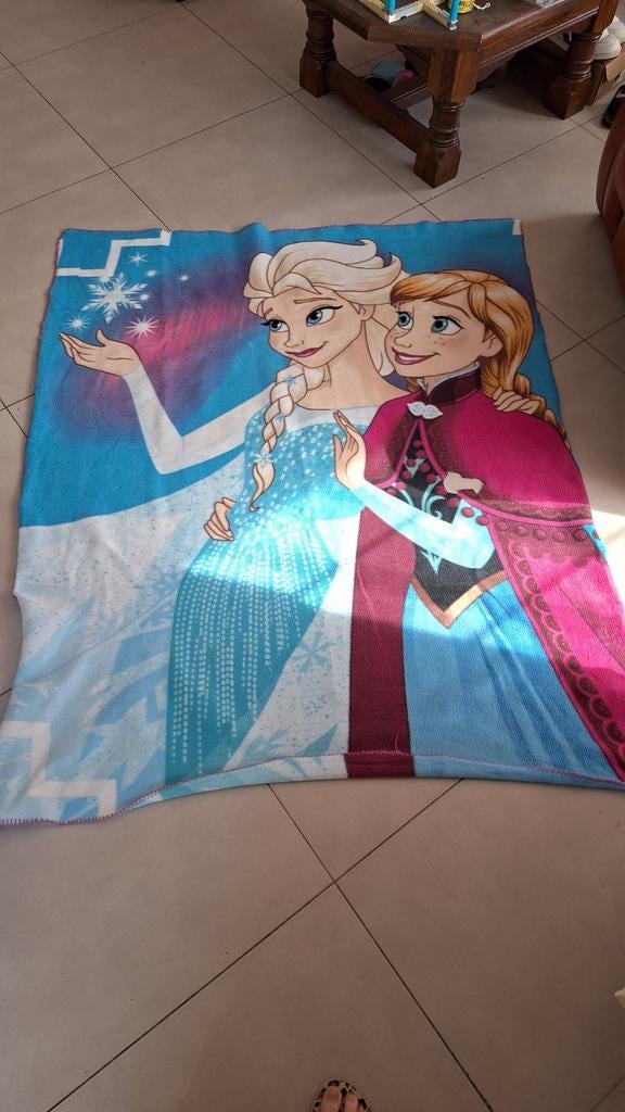 Deken Frozen, Gebruikt, Overige kleuren, Meisje, Ophalen of Verzenden
