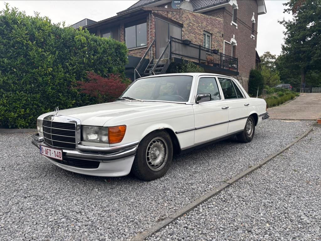 Mercedes W116 280se/AIRCO/AUTOMAAT/LPG, Autos, Cuir, Achat, Entreprise, Noir