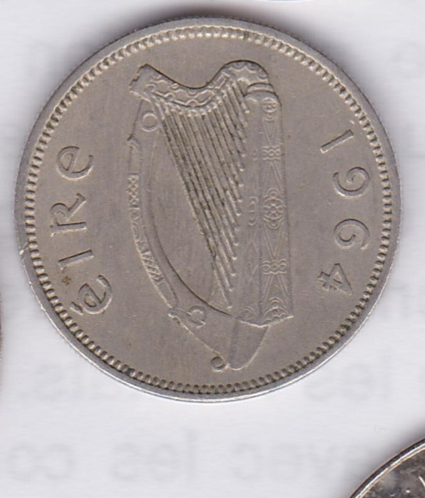 Monnaie Irlande : 1 scilling 1964, Timbres & Monnaies, Enlèvement ou Envoi