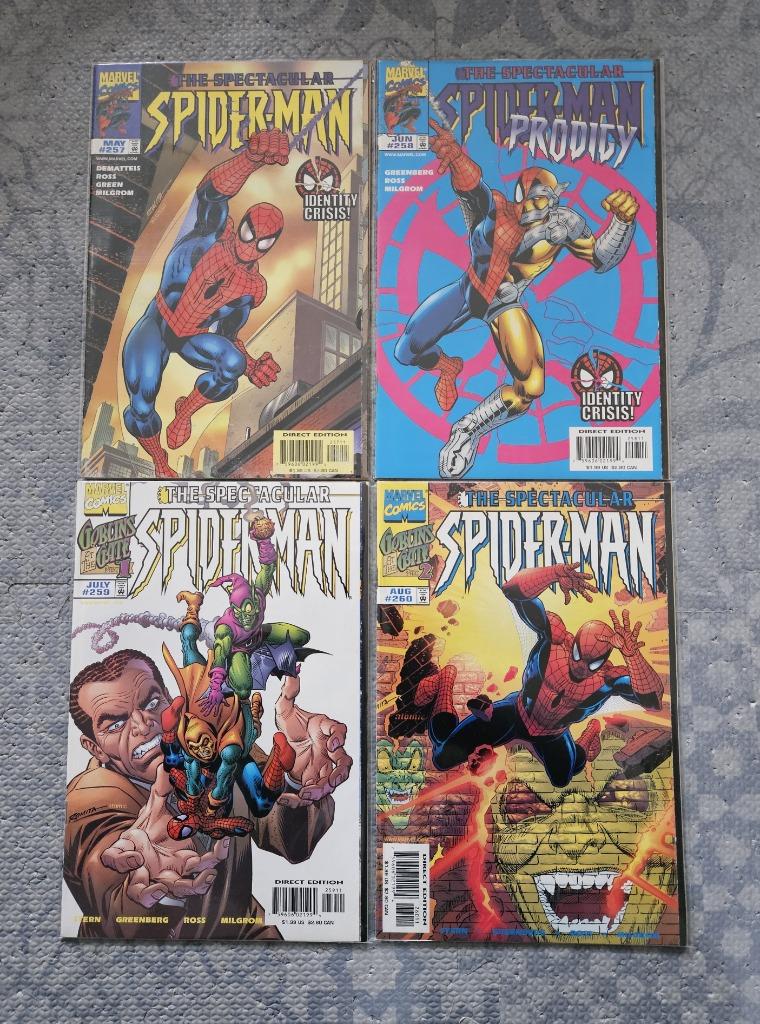 the Spectacular Spider-Man (vol.1) #257-260 (1998), Série complète ou Série, Enlèvement ou Envoi, Utilisé