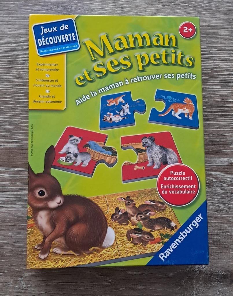 Puzzel Maman et ses petits Puzzle van Ravensburger, Ophalen of Verzenden, Zo goed als nieuw