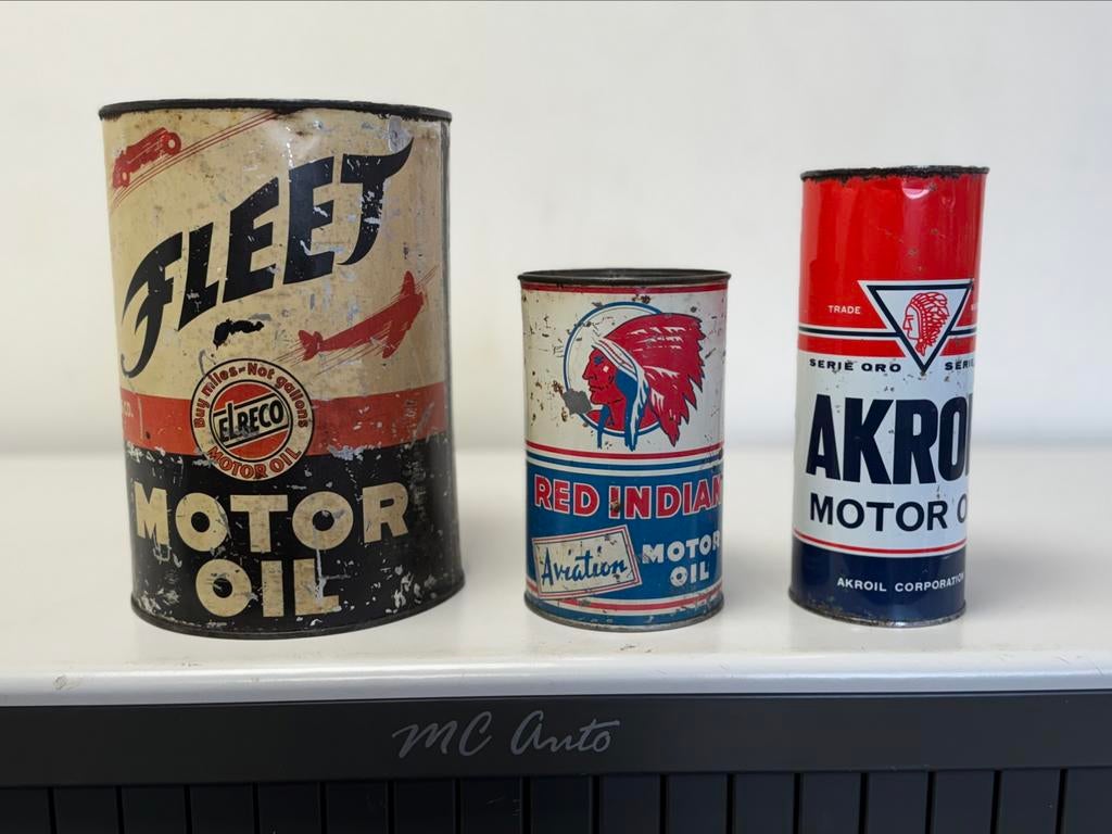 De rares vieux bidons d'huile à vendre !, Enlèvement ou Envoi, Utilisé, Emballage