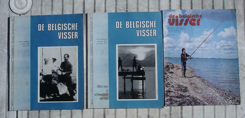 3 oudere hengelsport boekjes van De Belgische Sportvisser, Ophalen, Gebruikt, Boek of Tijdschrift