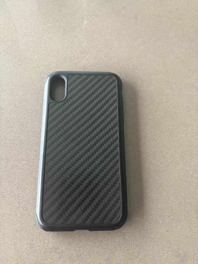 Iphone XR carbon beschermhoesje, Telecommunicatie, Mobiele telefoons | Apple iPhone, Ophalen, Gebruikt, Zwart, IPhone XR