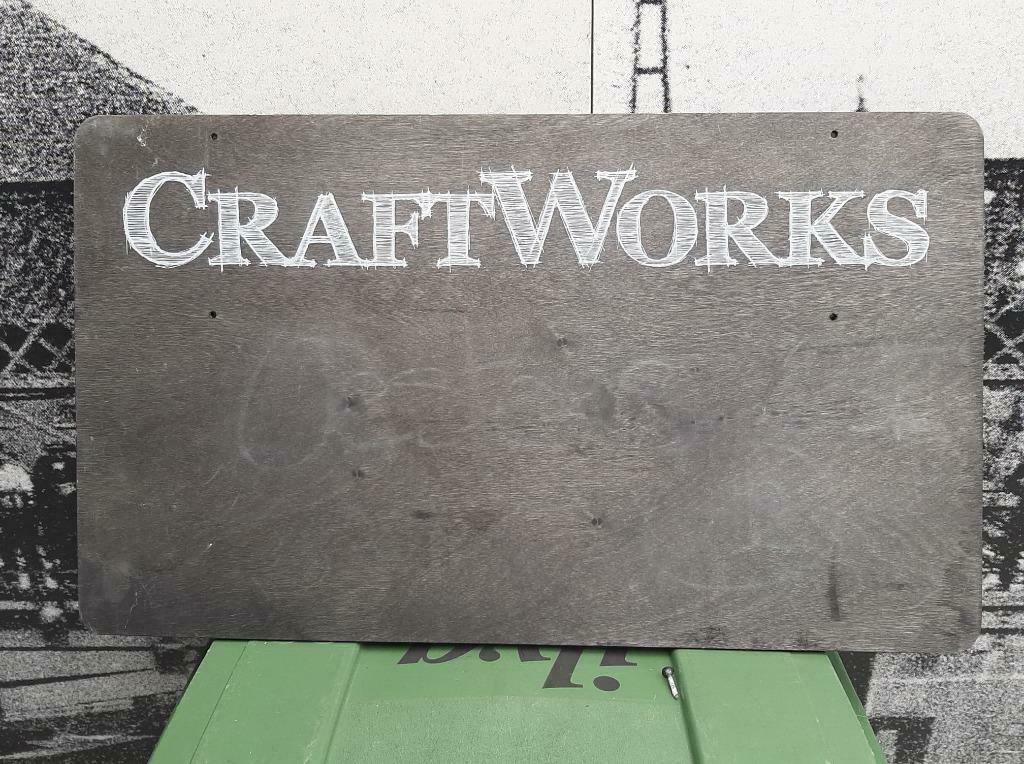 Houten schrijfbord CraftWorks Duvel Moortgat Breendonk, Verzamelen, Merken en Reclamevoorwerpen, Ophalen of Verzenden, Gebruikt