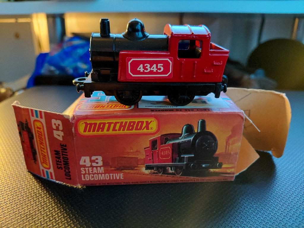 Boîte de locomotive à vapeur Matchbox 43e type « L », Hobby & Loisirs créatifs, Voitures miniatures | Échelles Autre, Comme neuf
