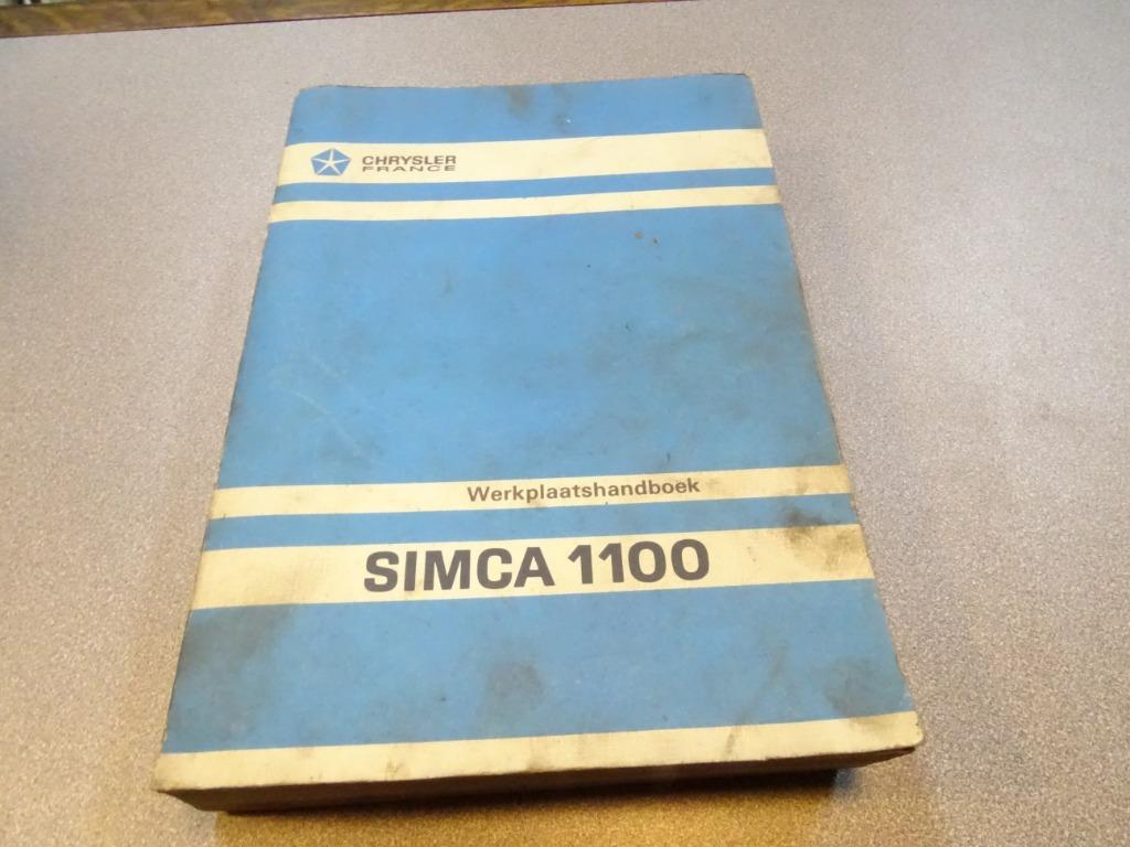 Werkplaatsboek Simca 1100 Nederlandstalig, Auto diversen, Handleidingen en Instructieboekjes, Ophalen of Verzenden