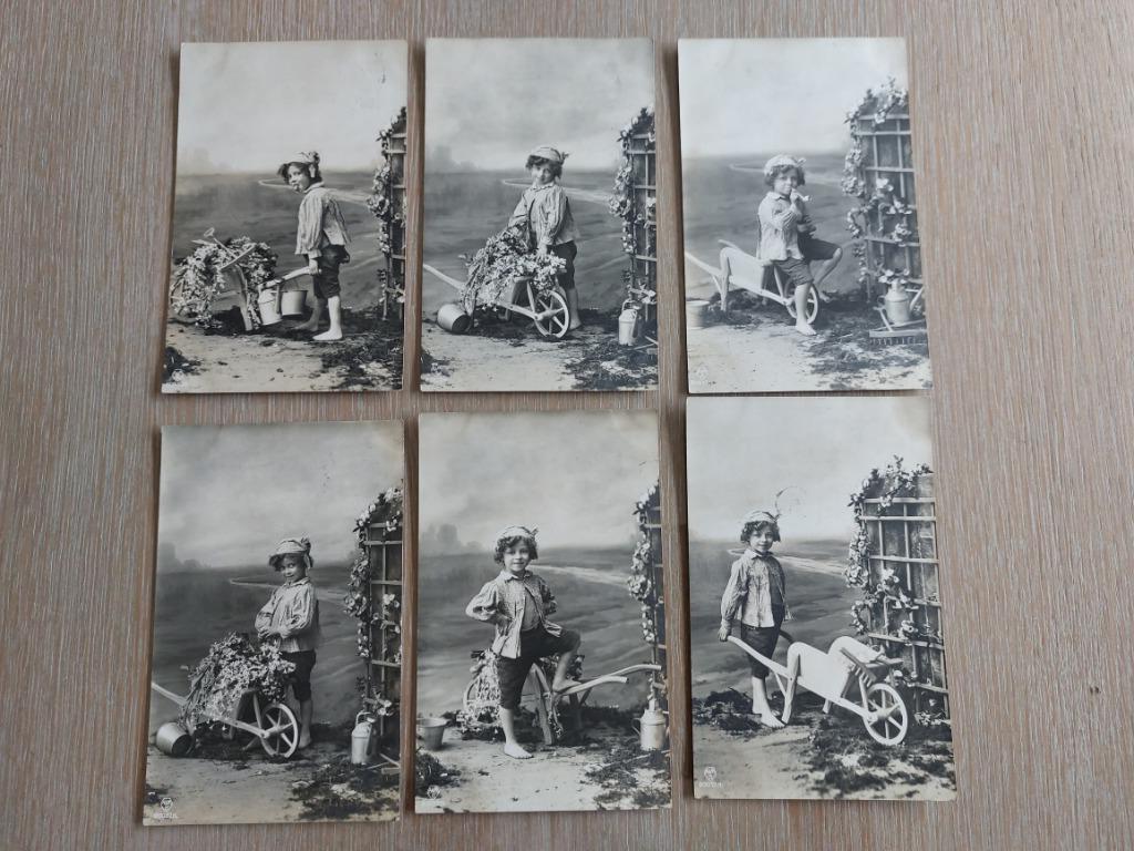reeks van 6 oude fantasiekaartjes, Verzamelen, Postkaarten | België, Verzenden